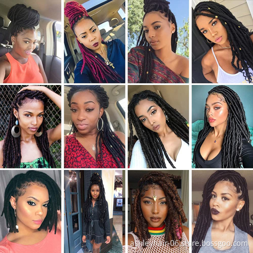 Julianna Kanekalon soft dread lock cheap price softex hair ombre color softex cabelo sinttico soft dread 14ich soft dread hair